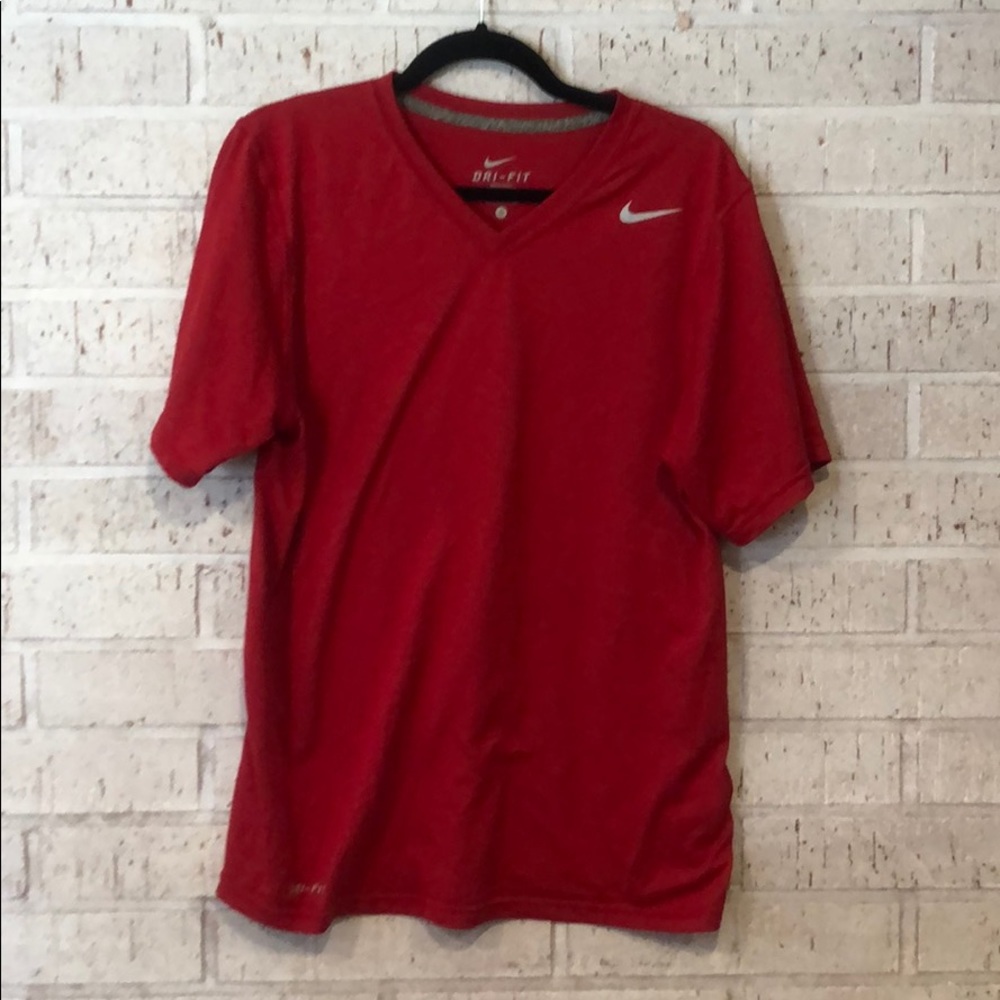 Deep red DriFit.